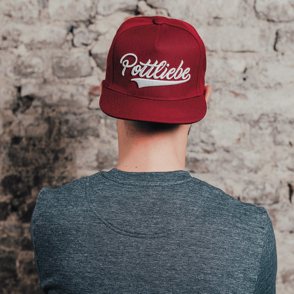 POTTLIEBE Snapback - Maroon White