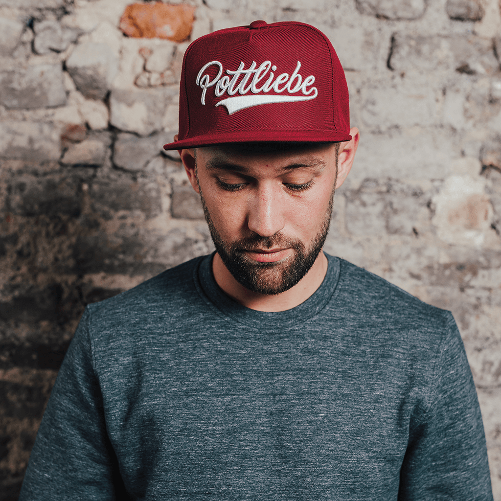 POTTLIEBE Snapback - Maroon White